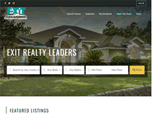 Tablet Screenshot of exitrealtyleaders.com